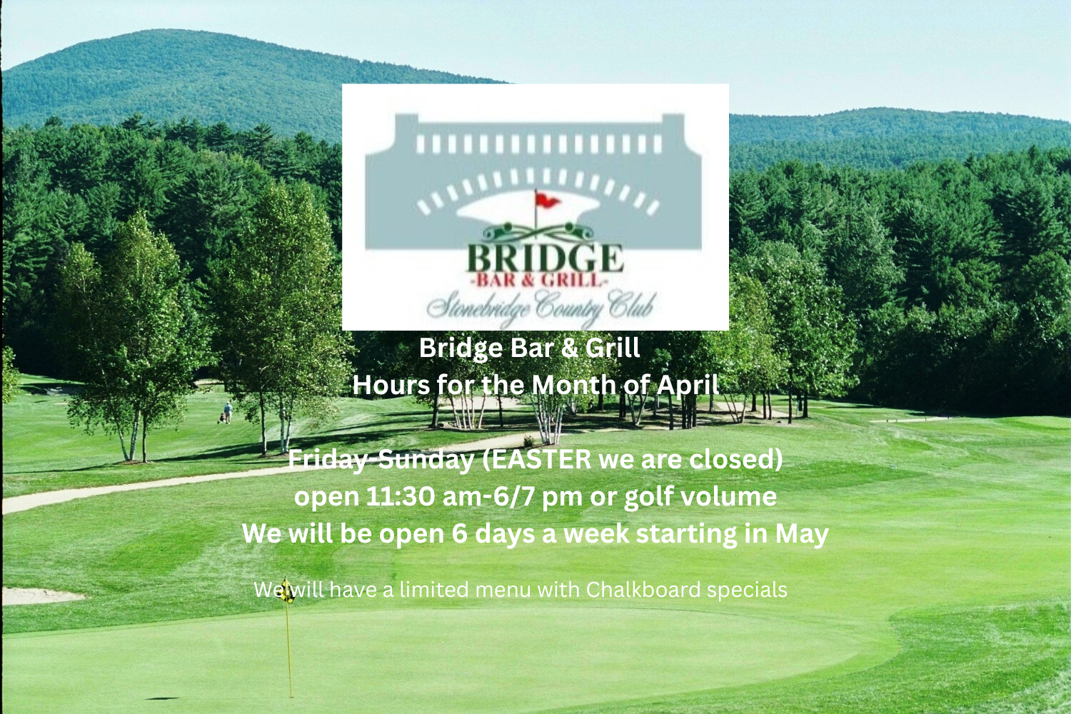 Bridge BAR GRILL open 1