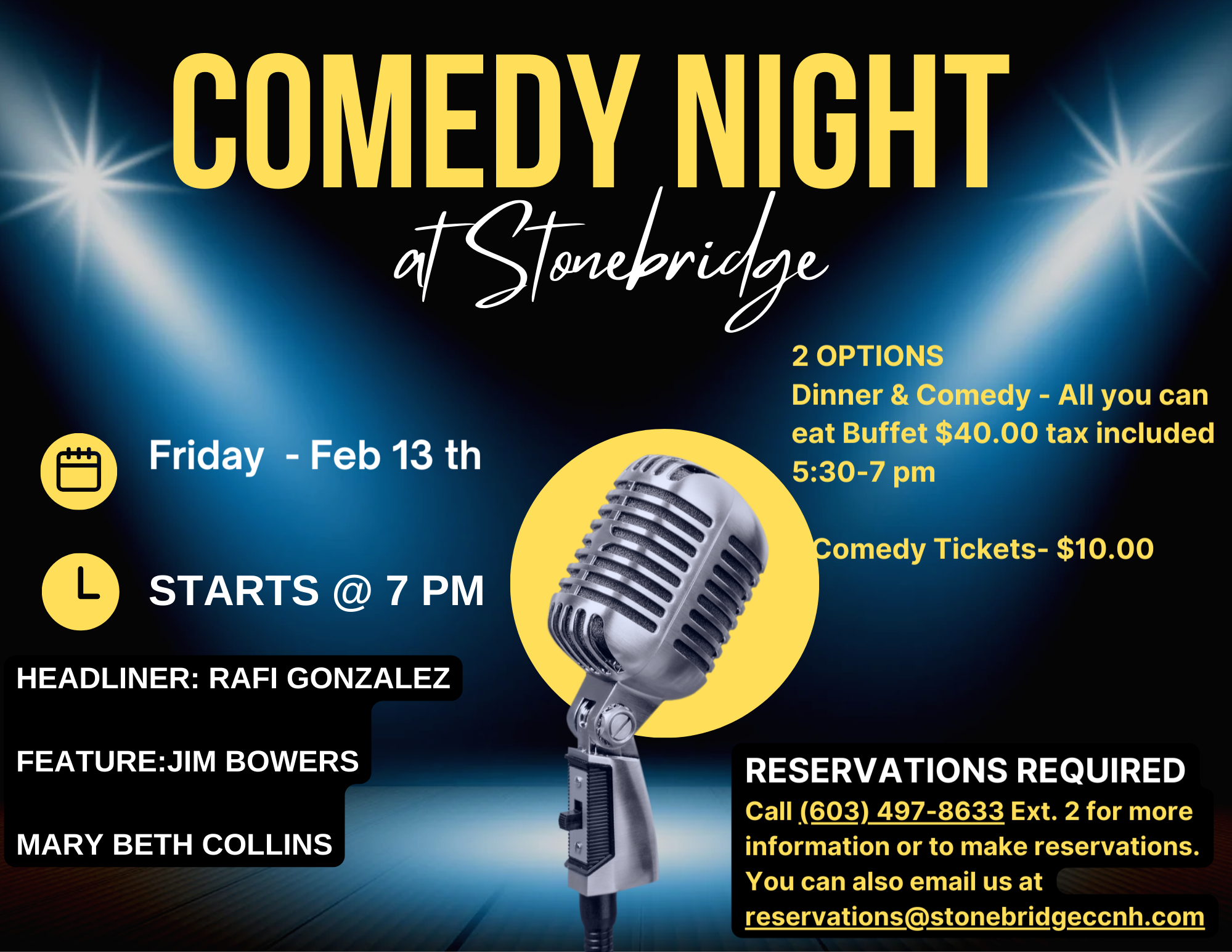 Feb 13 th Comedy 1