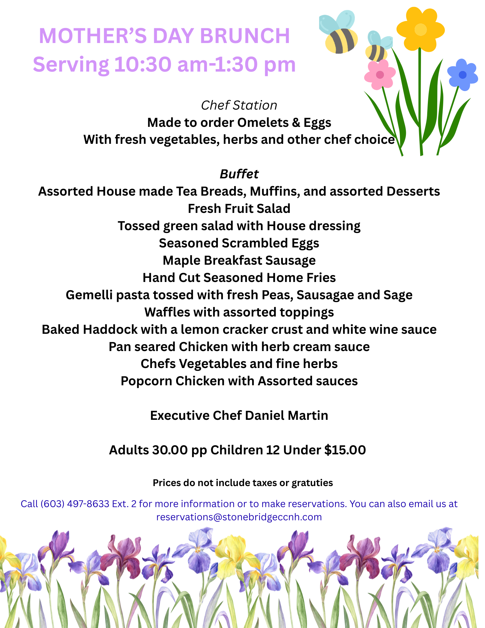 MOTHERS DAY BRUNCH 2026