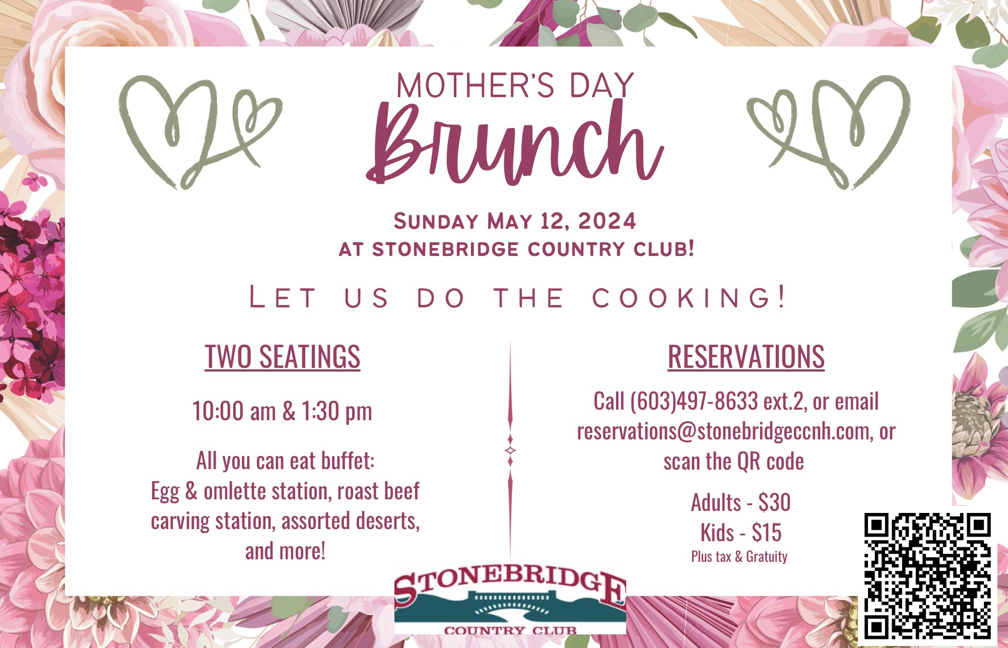 Mothers day ad Goffstown bizz